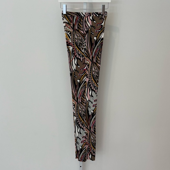 EMILIO PUCCI BROWN PINK GRASSHOPPER PANTS MODEL 61RT76 SIZE IT 42 / US 8 - Picture 5 of 17